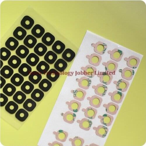 Wyieno 50Pcs/Lot J600 Real Camera Glass Lens For Samsung J6 2018 Back Rear Camera Panel With Glue Tracking