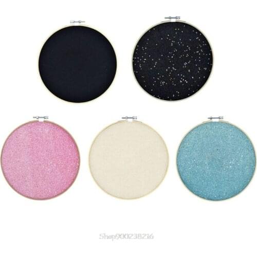 Badge Brooch Display Wall Hanging Pin Display Glitter Board Pin Holder Pin Collection Display Embroidery Hoop S01 20 Dropship