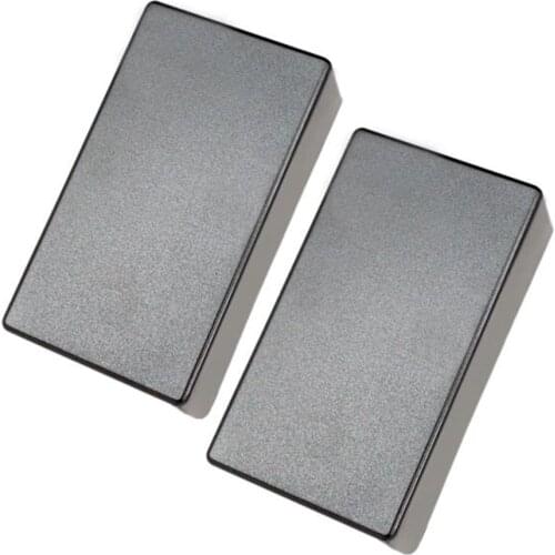 2x Black Sealed Closed Guitar Pickup Cover Electric Guitar Replacement Cover