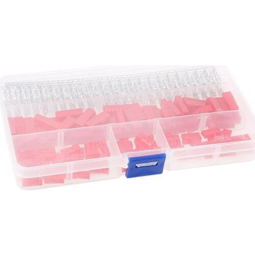 300PCS JST Connector Plug 2Pin Female, Male and Crimps RC Battery Connector