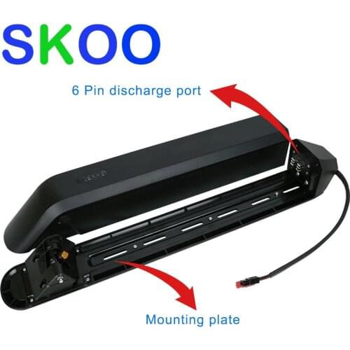 36V 48V Ebike Battery Box 52 /70Pcs 18650 Lithium Battery Electric Bike Battery Case Side Open Release Ebike Battery Case