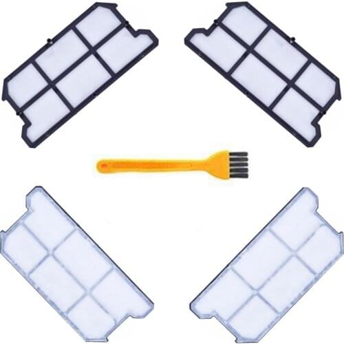 4pcs Robotic Vacuum Cleaner Efficient Filter for iLife V7S Filter Home Robot Vacuum Cleaner Accessories