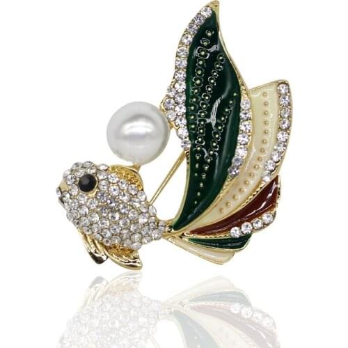 AISHIYINNA Gold Brooches For Clothes