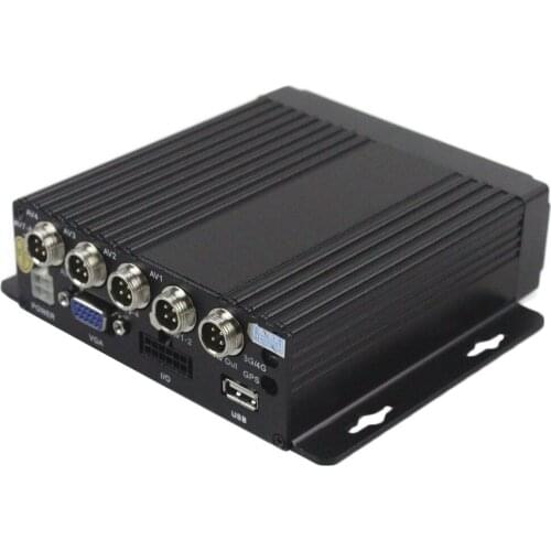 DIYSECUR Remote Control Car Bus RV Mobile HD 4CH DVR Video/Audio Recorder