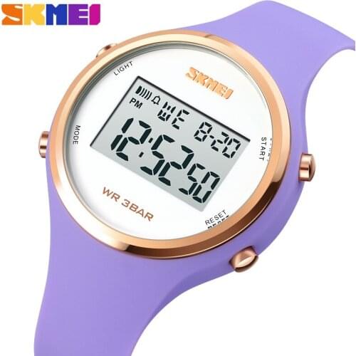 SKMEI Ladies Sports Watches Women Digital LED Watch For Girls Waterproof Display Date Week Female Wristwatch Relogio Feminino
