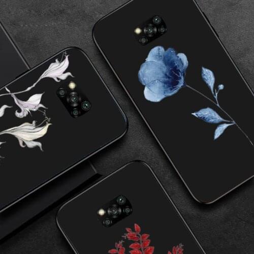 Watercolor flowers gold leaves Phone Case For Huawei P40 P20 P30 Mate 40 20 10 Lite Pro Nova 5t P Smart 2019