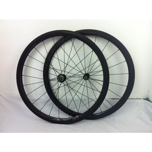Road bike carbon wheels clincher 38mm 700c