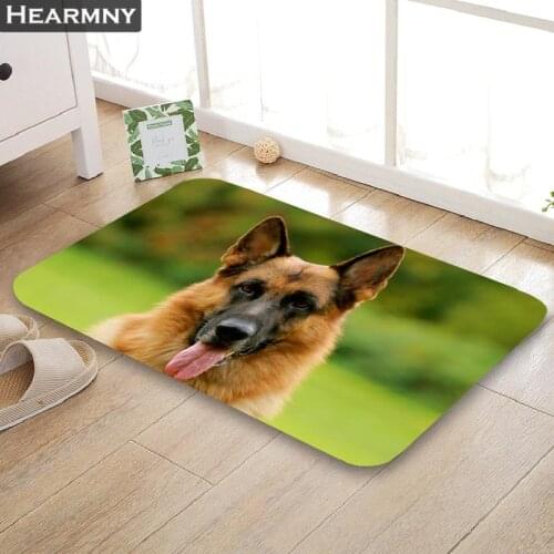 German Shepherd Dog Doormat Outdoor Floor Mat Home Creative Mat Super Soft Absorbent Bathroom Door Entrance Mat 40X60cm,50x80cm