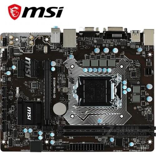 For MSI B150M PRO-VD Motherboard LGA 1151 DDR4 For Intel B150 150M Desktop Mainboard SATA III USB3.0 PCI-E X16 3.0 Used