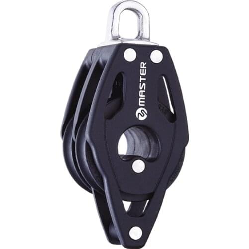 Marine Boat Yacht Sailboat Hardware 40mm 1 9/16 inch Double Becket Block Small Boat Block Master BB-0408F