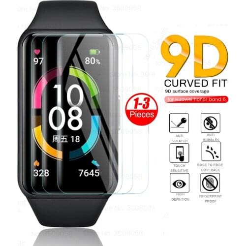 3-12 PCS soft hydrogel protective film for huawei honor band 6 smartwacth screen protector not glass on hauwei honer band6