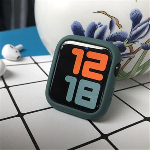 Silicone Candy Soft Case for Apple Watch 3 2 1 42MM 38MM Cover Protection Shell for iWatch 4 5 6 SE 44MM 40MM Tpu Watch Bumper