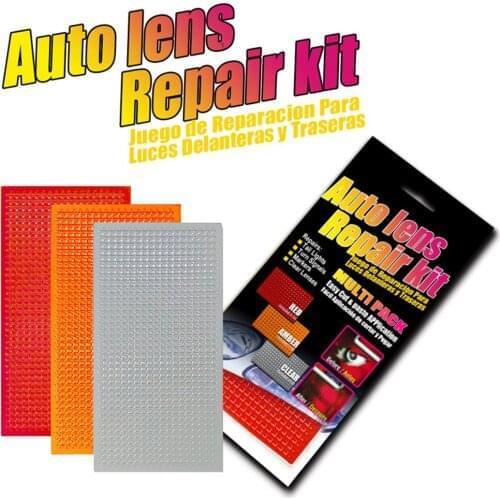 New Car Auto Lens Repair Kit Universal Multi-Pack Car Headlights Taillight Repair Tool Set Car Lights CracK Polish Red Amber