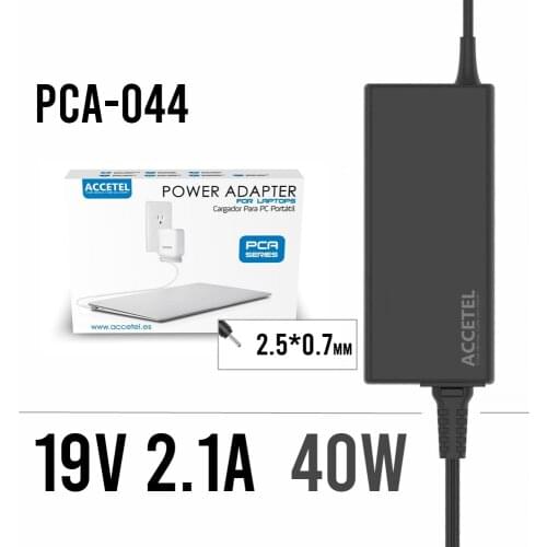 PCA-044 Asus 19V 2.1A 2.5*0.7mm 40W laptop charger
