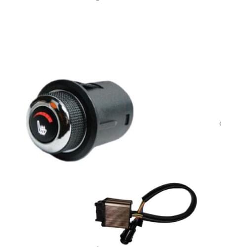 Steering wheel Seat Heater Switches 6 position button for car auto seat Interior warm support parts to compatible fiber pad mat