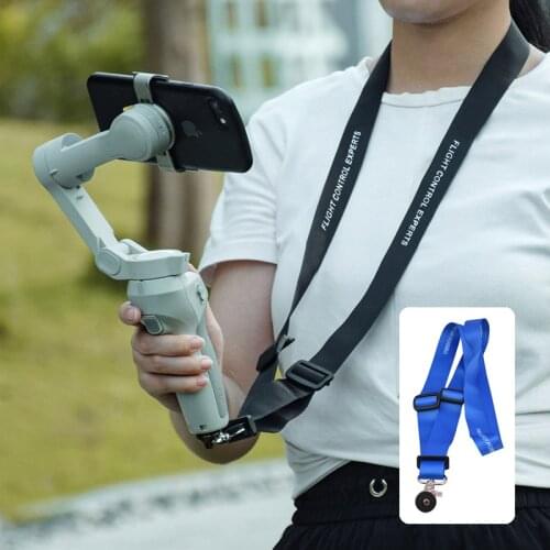 Adjustable Lanyard Sling Neck Strap for DJI OM 4 OSMO Mobile 2 Zhiyun Smooth 4 Mijia Feiyu Handheld Gimbal Stabilizer Mount Kits