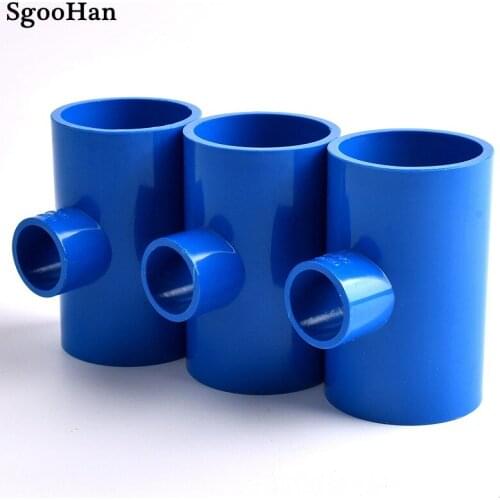 1~5pcs 20~63mm PVC Pipe Reducing Tee Connector Garden Irrigation Aquarium Fish Tank Tube Watering Adapter Fittings 3 Way Joint