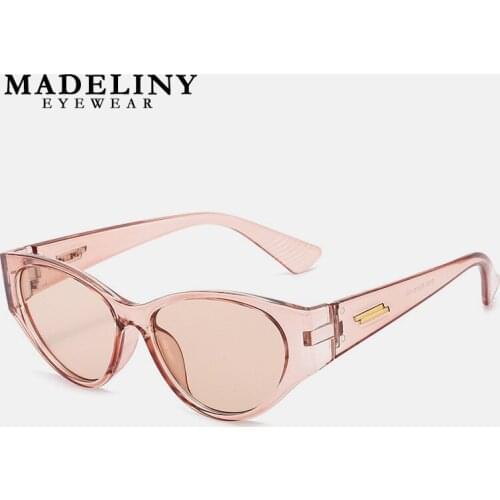 MADELINY Luxury Sunglasses Vintage Fashion Sun Glasses Shades Women Classic Designer Rectangle Small Frame Leopard Glasses MA789