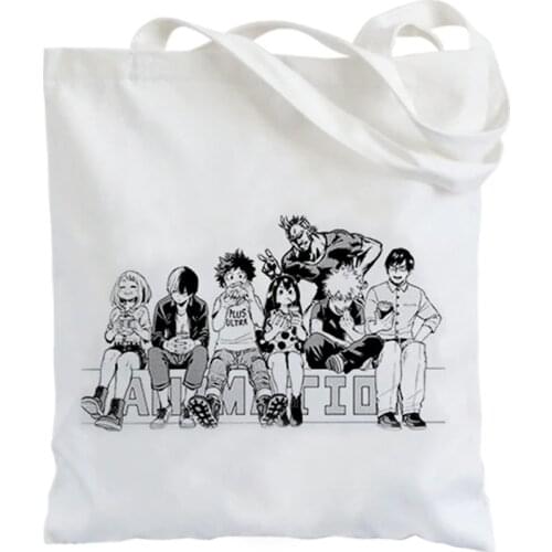 My Hero Academia COS Hand Bag Canvas Casual Women Girls Shoulder Bag Daily School Bag