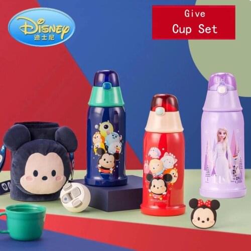 Thermos Cup Disney Cute Water Bottle High-capacity 12-24 Hours Stainless Steel Vacuum Flasks Gift Cup Thermos Mug for Children