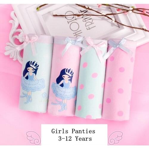 Good Quality Girls Panties Cotton Kids Boxer Girls Briefs Children Princess Underwear Baby Girl Panty 2pcs/lot and 4pcs/lot