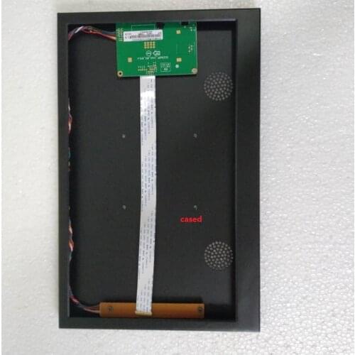 Universal compatible panel screen case N156BGE/EA2/E42/EB2 15.6" 16:9 DIY Metal alloy case + 2 EDP Controller board LED kit