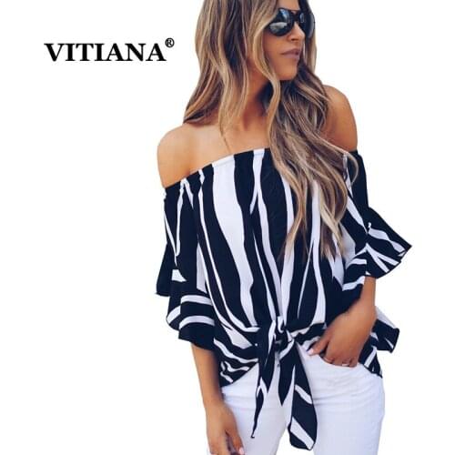 VITIANA Blue Blouses