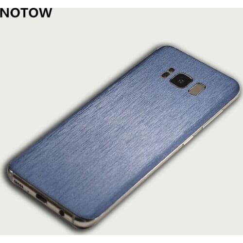NOTOW fashion Wire drawing membrane skins protective film wrap skin mobile back protective sticker for samsung galaxy s8/S8Plus