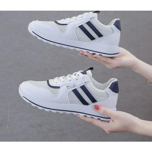 2021 Mesh Breathable Sneakers Womens Platform Shoes for Women Lady Casual Female Vulcanized Walking Shoes Woman Zapatos De Mujer