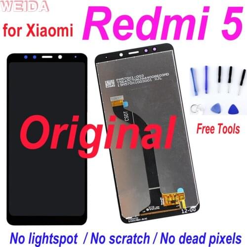 5.7" Original LCD for Xiaomi Redmi 5 LCD Display Touch Screen Digitizer Assembly Replacement for Redmi 5 LCD MDG1 MDTI MDI1