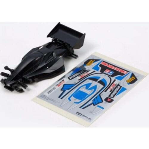 2PCS Hard Car Housing VANQUISH Jr.BODY 95082 For 1/32 Scale Tamiya Mini 4WD Racing Car Model Conqueror Hard Housing Black