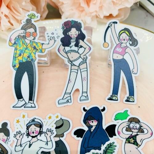 26 PCS Girl personality life sticker for kids homemade book stickers on laptop / decorative scrapbooking / DIY