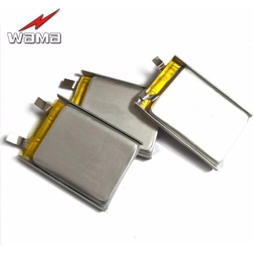 4x Wama 502535 400mAh Li-Polymer 3.7V Rechargeable Batteries for Wearable Devices Smart Wrist Watch Band