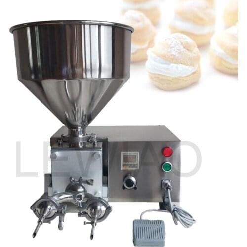 Injection Function Croissant Cream Filling Machine Puff Stuffing Equipment