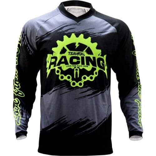 CWF Long Sleeve MTB White Shirt Quick Dry Enduro Motocross jersey Dh Dirt bike Jersey Mountain Bike Shirts Uniform