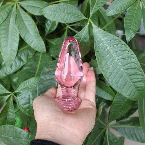 Big Glass Anal Plug Crystal Anal Toys Butt Plug Toys For Adults Masturbation Adult Sex Toys for Men Gay Woman Sex Products Shop