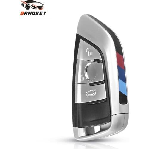 Dandkey Car Style Smart Remote Card Key Shell Case Replacement For BMW X5 X6 F15 X6 F16 G30 7 Series G11 X1 F48 F39 Fob 3 Button