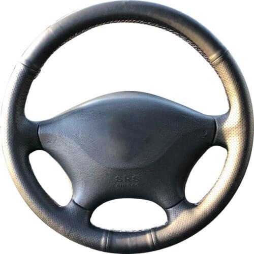 Car Steering Wheel Cover For Mercedes Benz W639 Viano /Vito/VW Crafter Customize DIY Steering Wrap Microfiber Leather