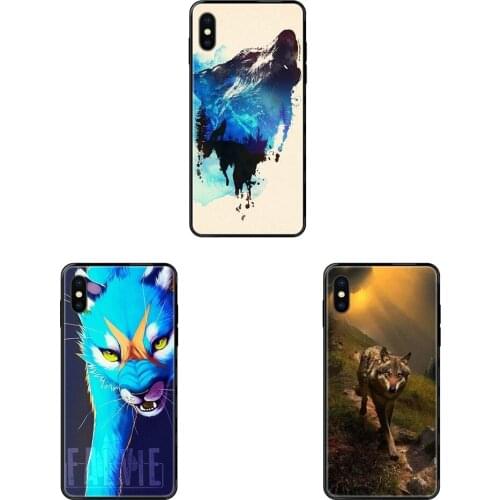 Black Soft TPU Phone Cover Case Capa For Huawei Honor 20 20I 20S 10 10I 6A 7A 7X 8C 8X 9 9A 9I 9X Lite Pro Lvoe Black Wolf