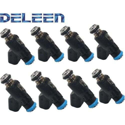 Deleen 8x High impedance Fuel Injector 12613411 / FJ1061 For Chevrolet Car Accessories