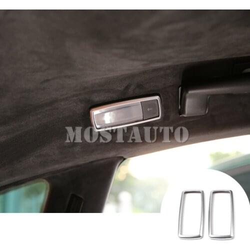 For Maserati Levante Interior Roof Rear Reading Light Trim Cover 2016-2020 2pcs Car Accessories Interior Car Decor Car Trim