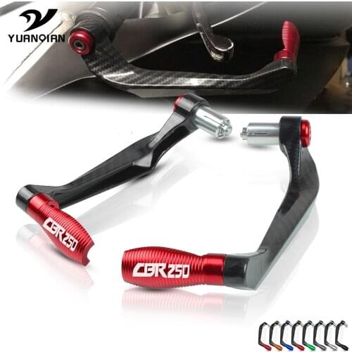 Universal 7/8" 22mm Motorcycle Handlebar Brake Clutch Levers Protector Guard For Honda CBR 250 CBR250 CBR250R CBR250RR 2011-2018