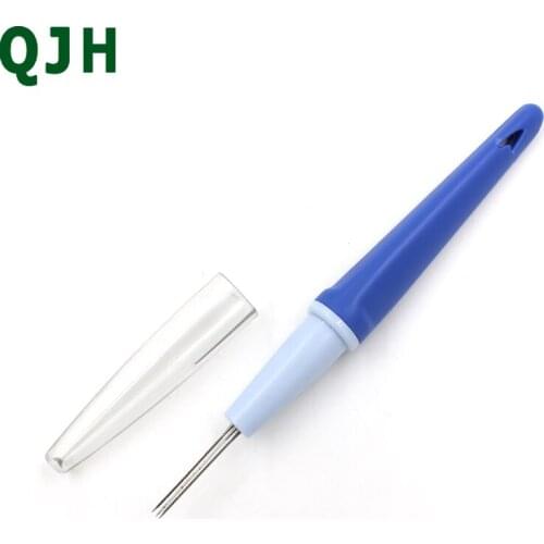 Brand New Wool Felt Needle,Plastic Handle plus 3 Steel Needles,DIY Felting Embroidery Poked Tools Applique Craft Kit Accessory