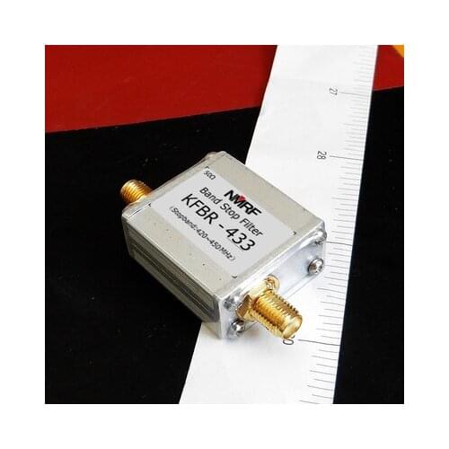 KFBR-433 420~450MHz band stop filter, cut off 433MHz ISM signal, SMA interface