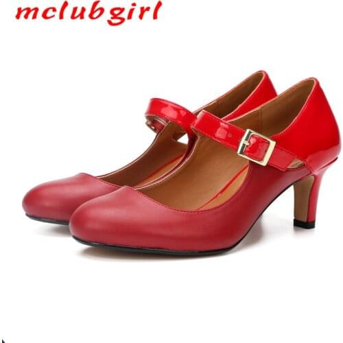 Mclubgirl 6cm Heels Red Sexy Nightclub Mans Women Sexy SM Pumps Nightclub Fashion Shoes High-heeled Womens Single Shoes ZQJ