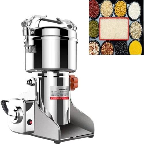 110V/220V 800g Grains Spices Hebals Cereals Coffee Dry Food Grinder Miller Grinding Machine Medicine Mill Flour Powder Crusher