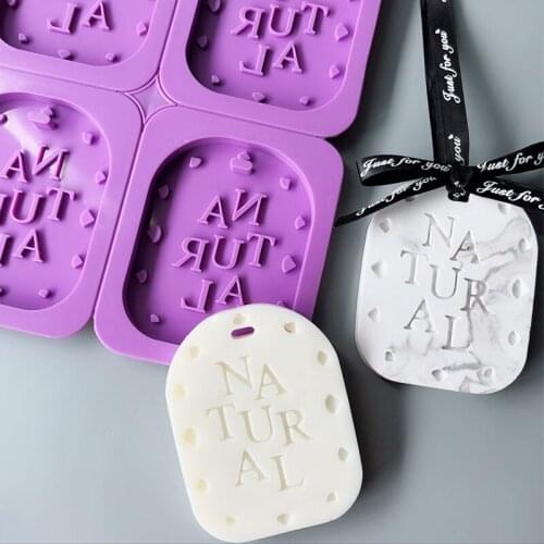 Natural Silicone Handmade Aromatherapy Plaster Candle Mold DIY Epoxy Resin Tool Auto Listed Decoration Ornaments