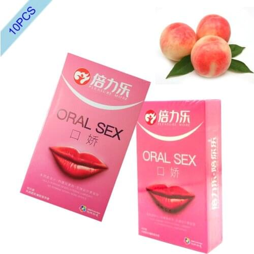 10Pcs/Box Safe Sex Mouth Condom Oral Sex Condoms Penis Sleeve Sex Blowjob Natural Latex Condoms for Women Adult Oral Sex Toys