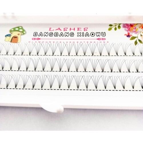 5D Professional Individual Cluster Eyelashes Extension Natural Soft Black Grafting False Eyelash Makeup Cilia