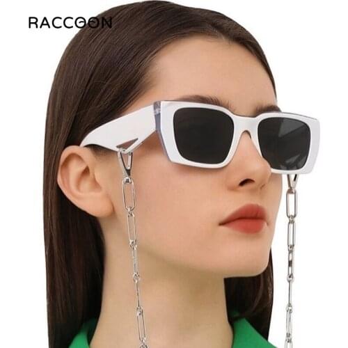 Unique Design Womens Black Rectangular Sunglasses 2021 British Fashion Luxury Brand Square Sun Glasses Women Men Newest Eyewear